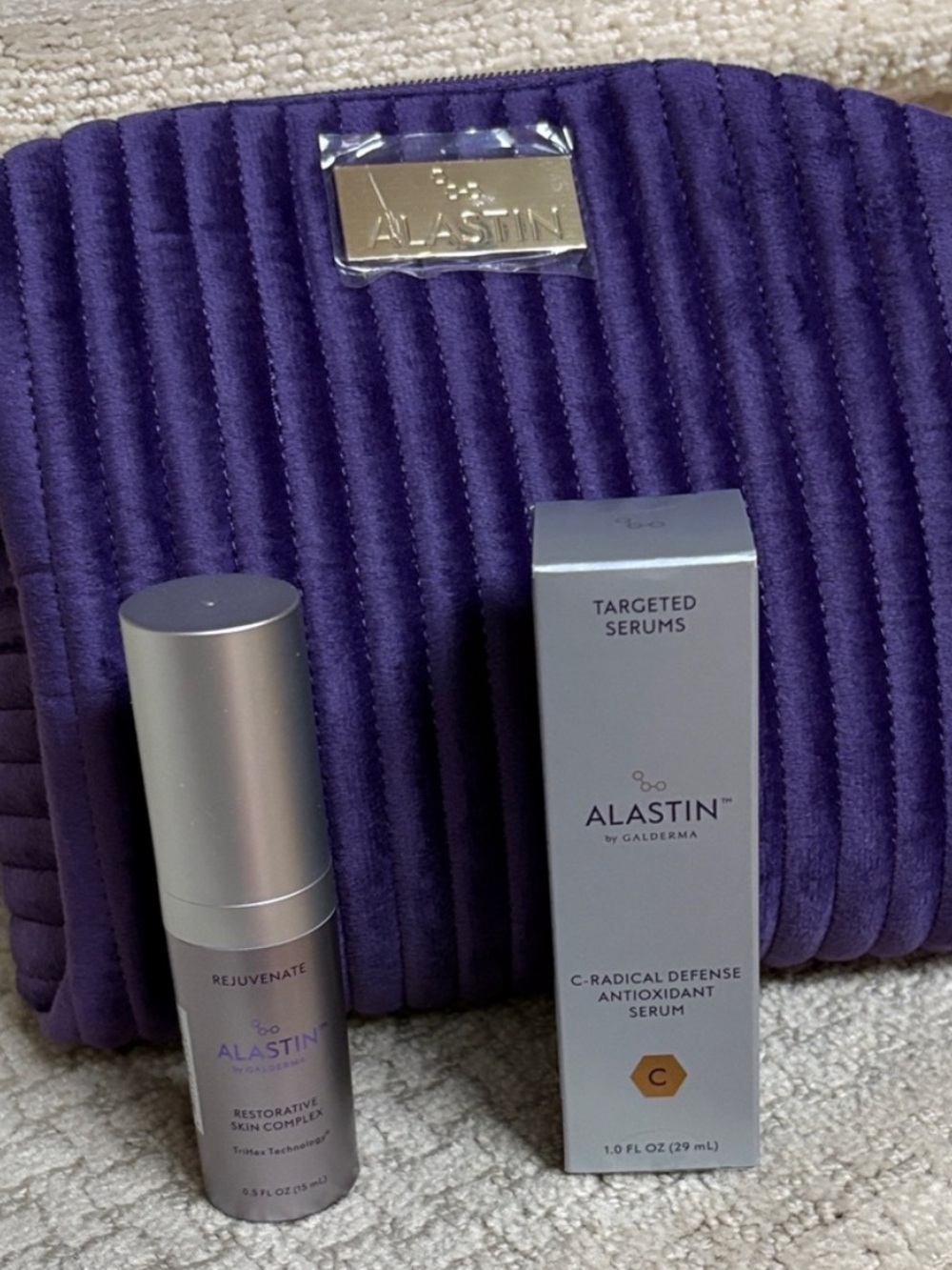 Alastin Skincare—C-Radical Vitamin C serum and Restorative Skin Complex